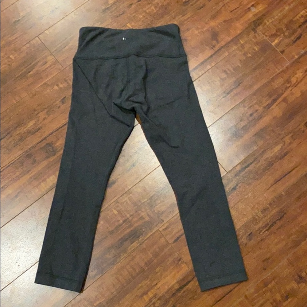 Lululemon Wunder Under crop leggings- Grey SZ 2